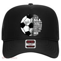 Soccer Christ Quote Hat thumb 0