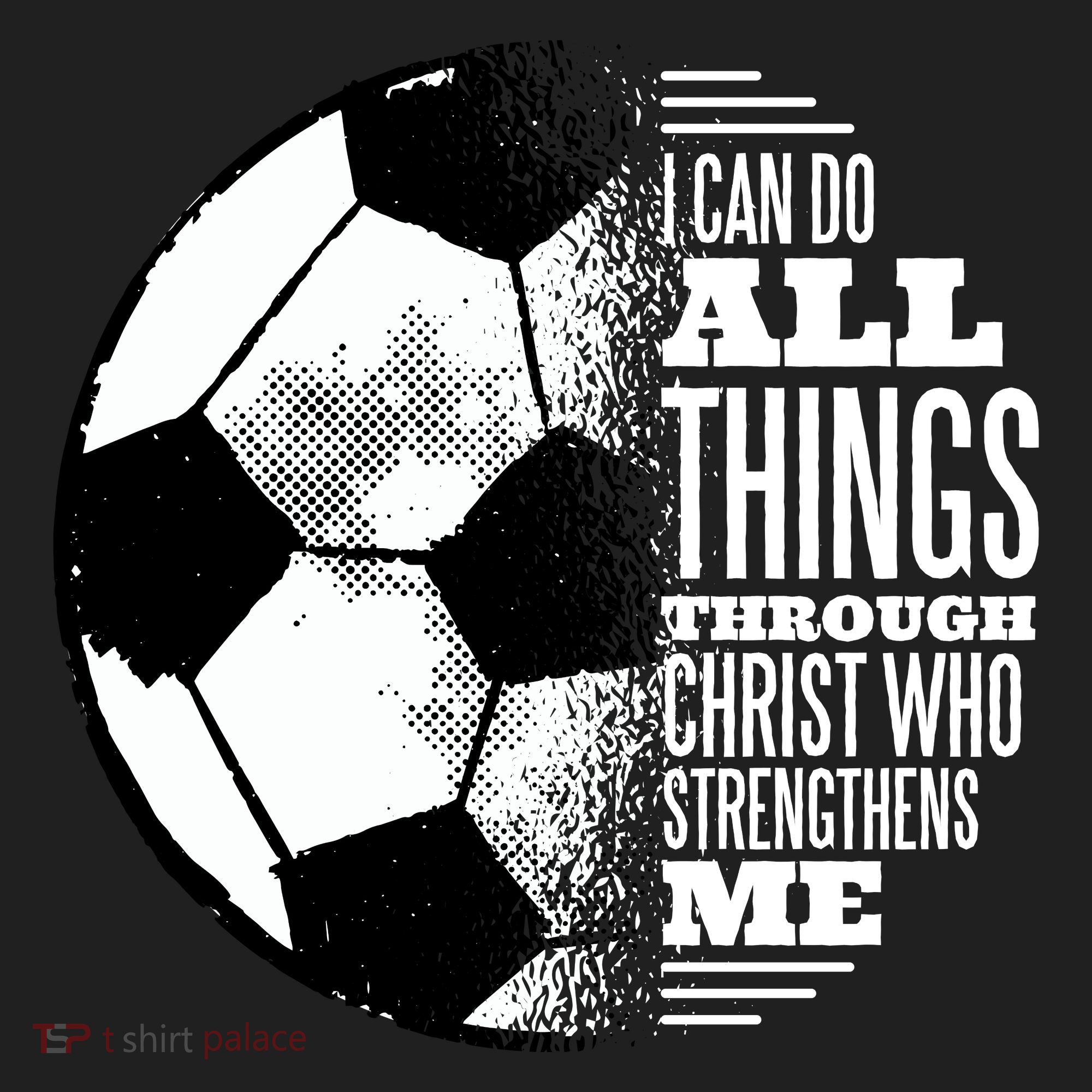 Soccer Christ Quote Hat