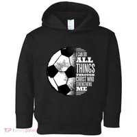Soccer Christ Quote Toddler Hoodie thumb 0