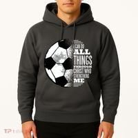 Soccer Christ Quote Hoodie thumb 2