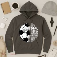 Soccer Christ Quote Hoodie thumb 3