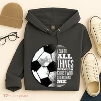 Soccer Christ Quote Hoodie thumb 4