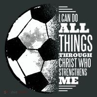 Soccer Christ Quote Sweatshirt thumb 2