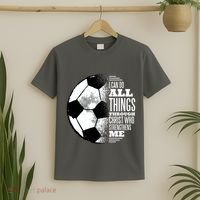 Soccer Christ Quote T-Shirt thumb 2