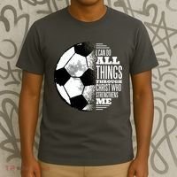 Soccer Christ Quote T-Shirt thumb 3