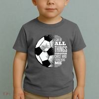 Soccer Christ Quote Toddler T-Shirt thumb 2