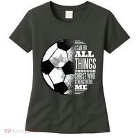 Soccer Christ Quote Women's T-Shirt thumb 0