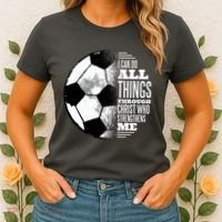 Soccer Christ Quote Women's T-Shirt thumb 2