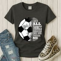 Soccer Christ Quote Women's T-Shirt thumb 3