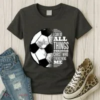 Soccer Christ Quote Women's T-Shirt thumb 3
