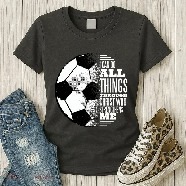 Soccer Christ Quote Women's T-Shirt