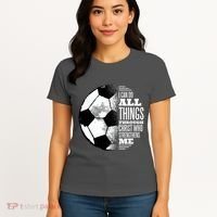 Soccer Christ Quote Women's T-Shirt thumb 4