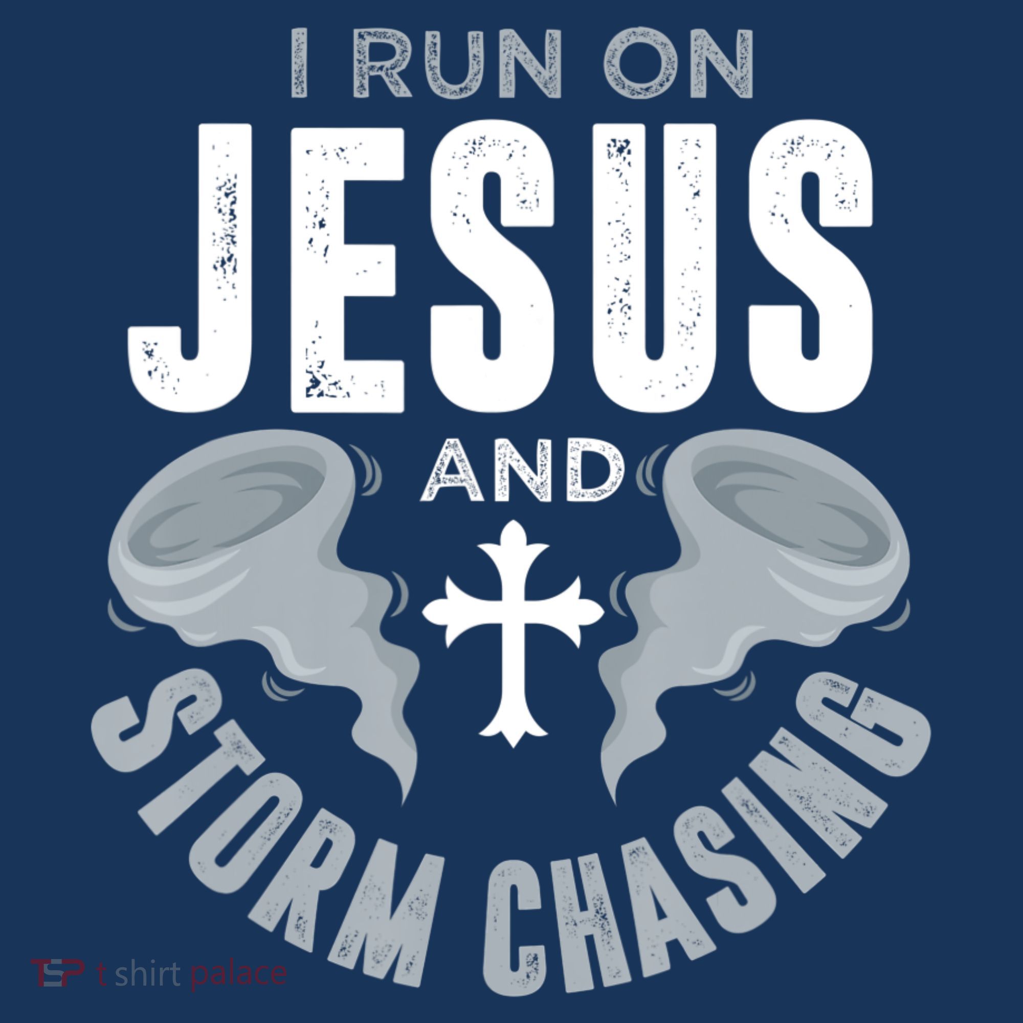 Storm Chaser Run On Jesus And Storm Chasing Tornado Polo