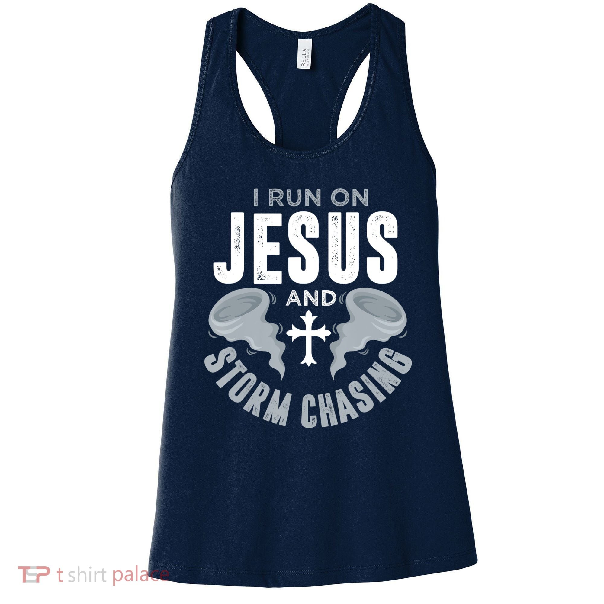 Storm Chaser Run On Jesus And Storm Chasing Tornado Women's Tank Top