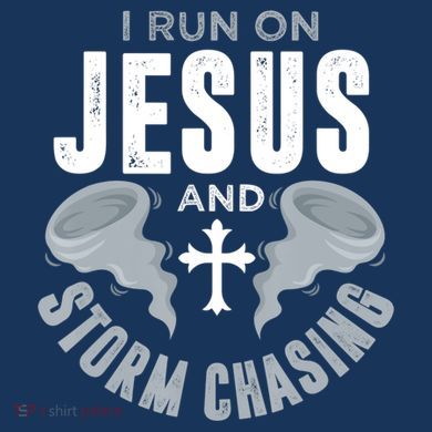 Storm Chaser Run On Jesus And Storm Chasing Tornado Tie Dye Hoodie