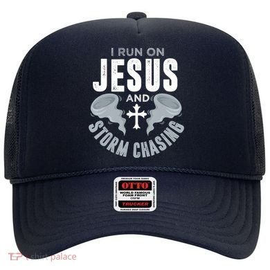 Storm Chaser Run On Jesus And Storm Chasing Tornado Hat