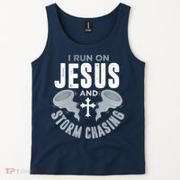 Storm Chaser Run On Jesus And Storm Chasing Tornado Tank Top thumb 2