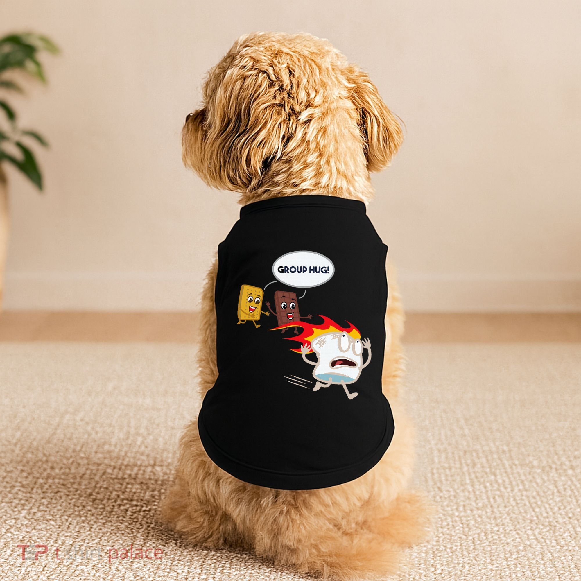 Smores Camping Roasting Outdoor Doggie Tank