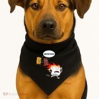 Smores Camping Roasting Outdoor USA-Made Doggie Bandana thumb 1