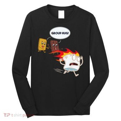 Smores Camping Roasting Outdoor Long Sleeve Shirt