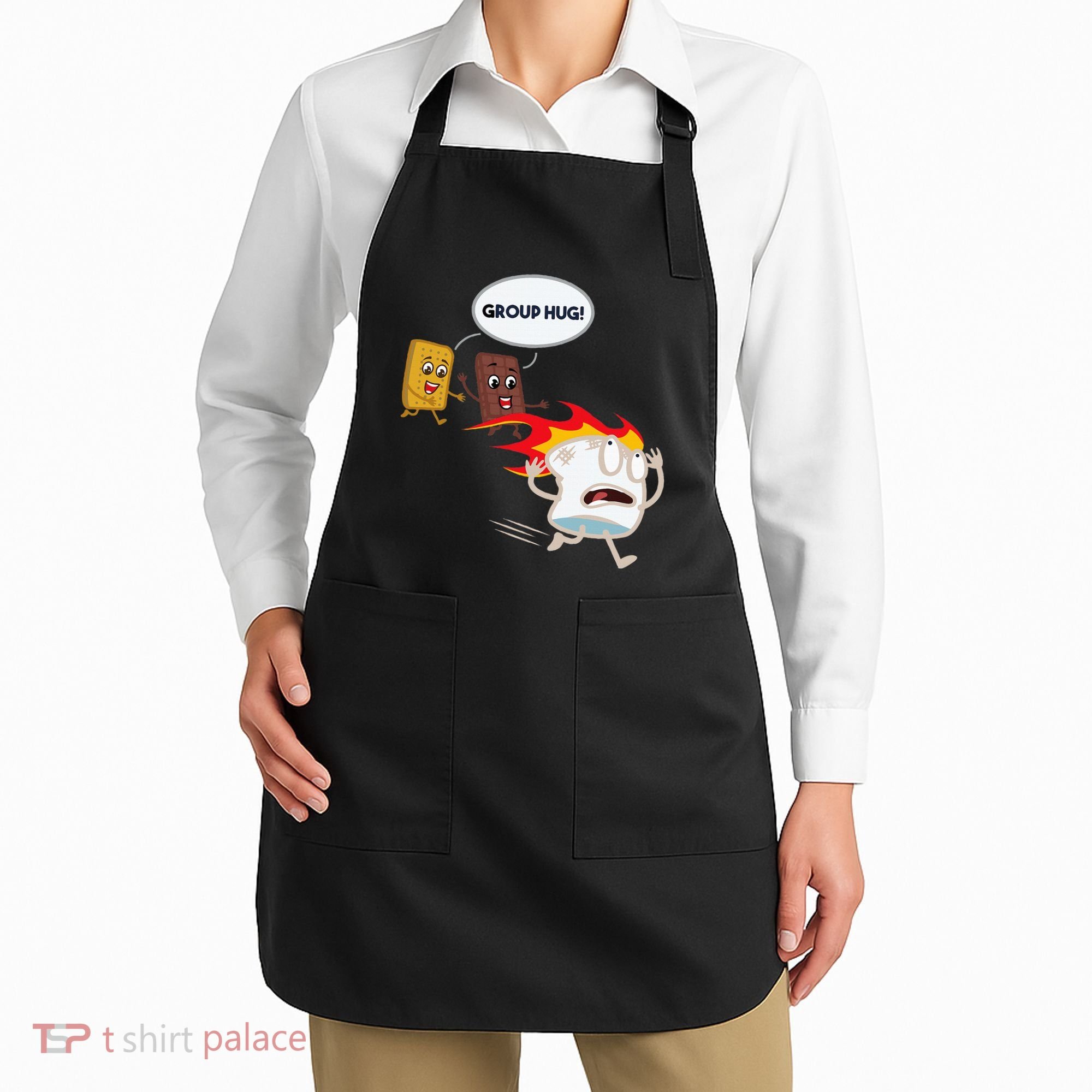 Smores Camping Roasting Outdoor Apron