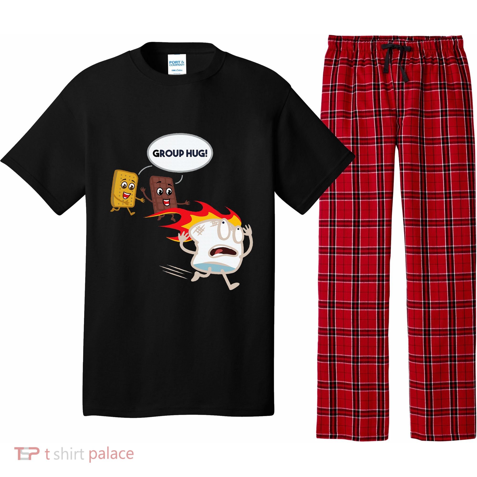 Smores Camping Roasting Outdoor Pajama Set