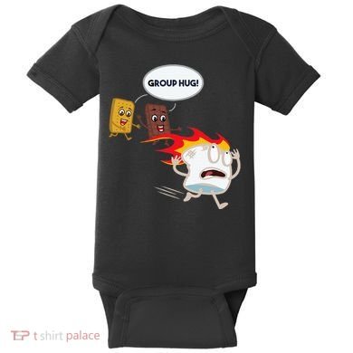 Smores Camping Roasting Outdoor Baby Bodysuit