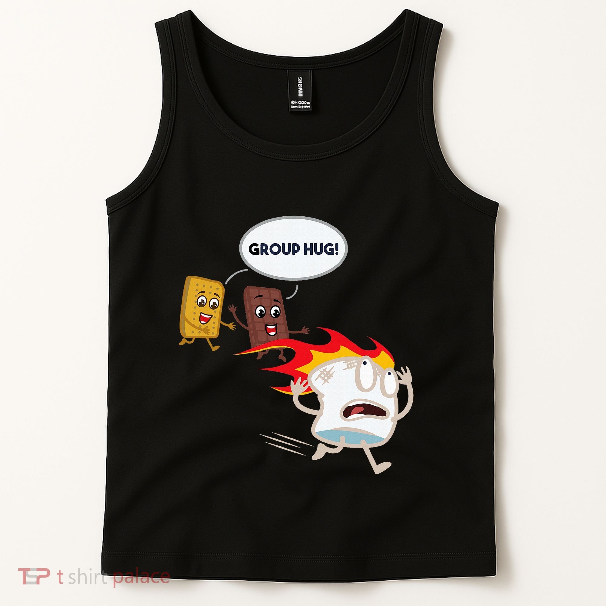 Smores Camping Roasting Outdoor Tank Top