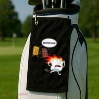 Smores Camping Roasting Outdoor Golf Towel thumb 2