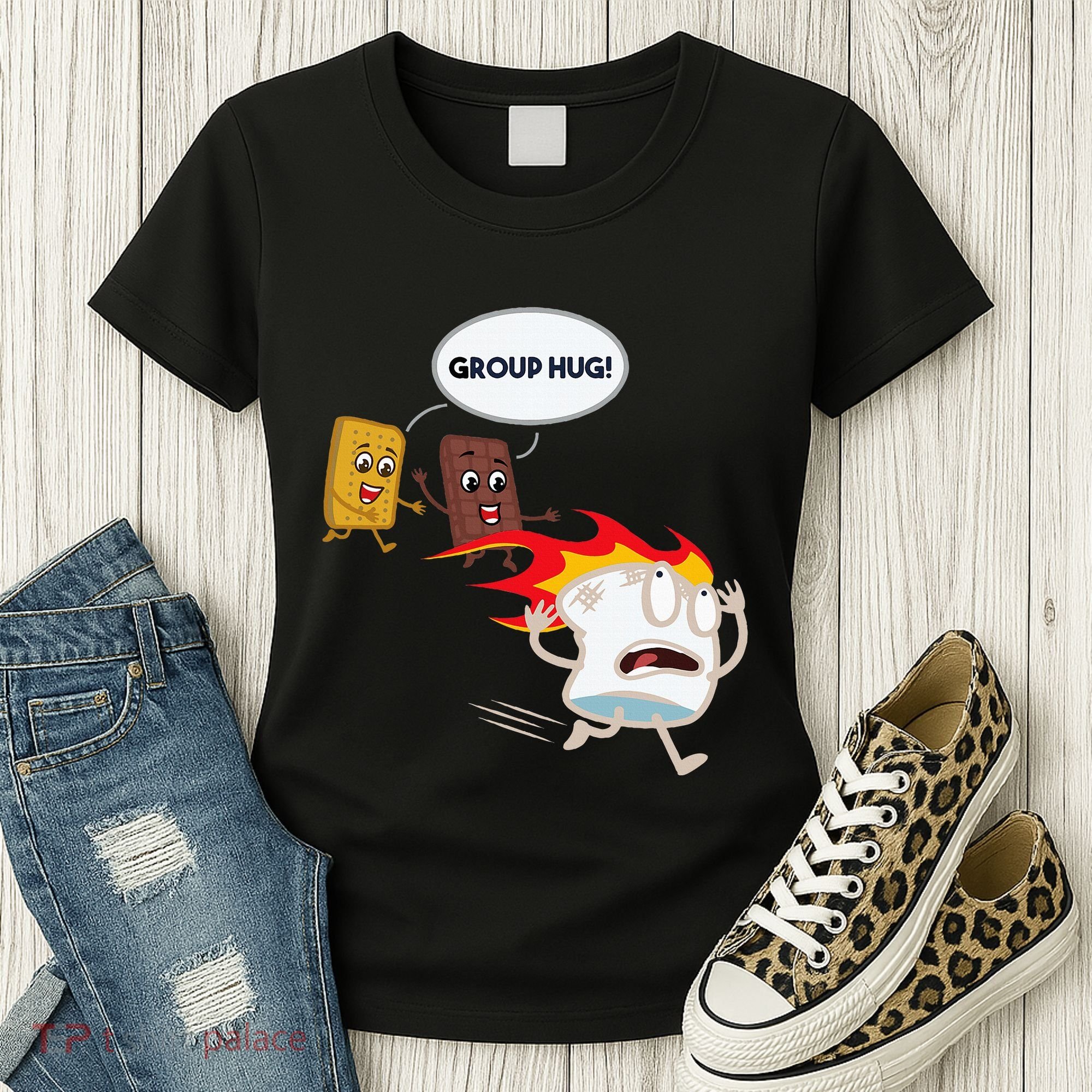 Smores Camping Roasting Outdoor Women's T-Shirt