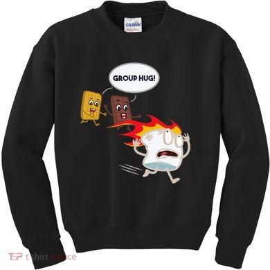 Smores Camping Roasting Outdoor Kids Sweatshirt