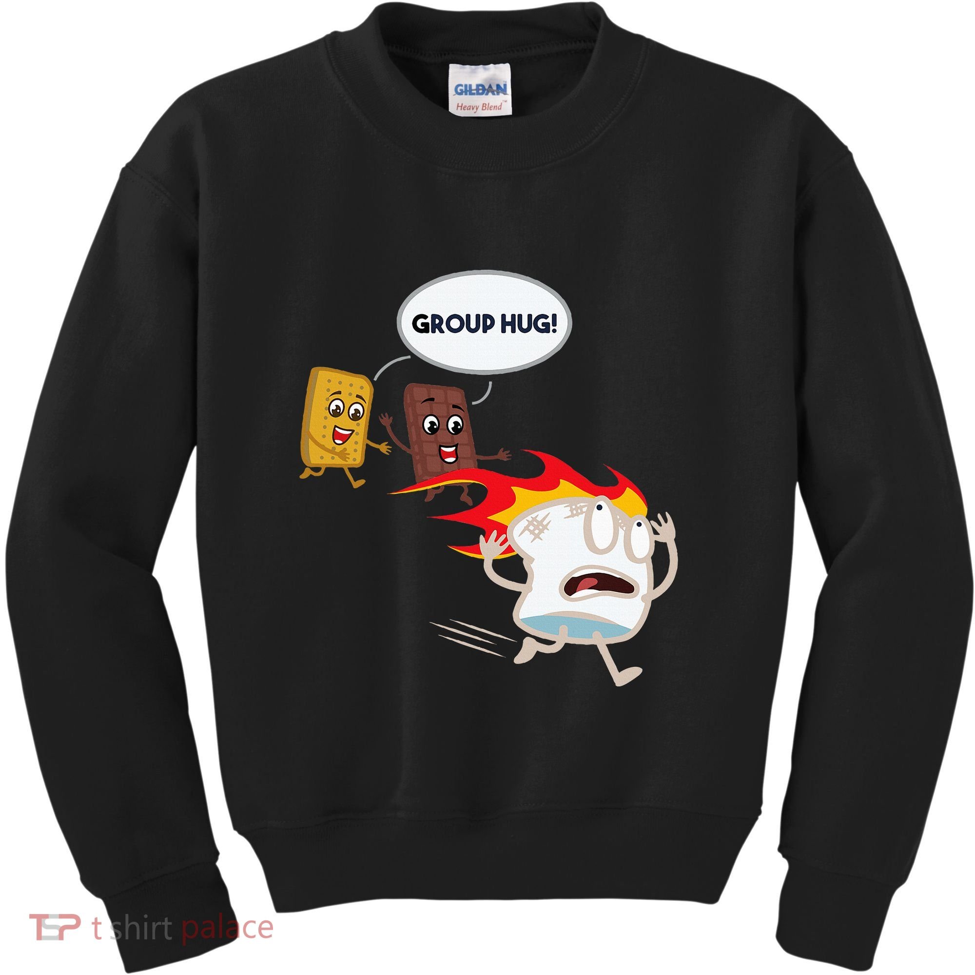 Smores Camping Roasting Outdoor Kids Sweatshirt