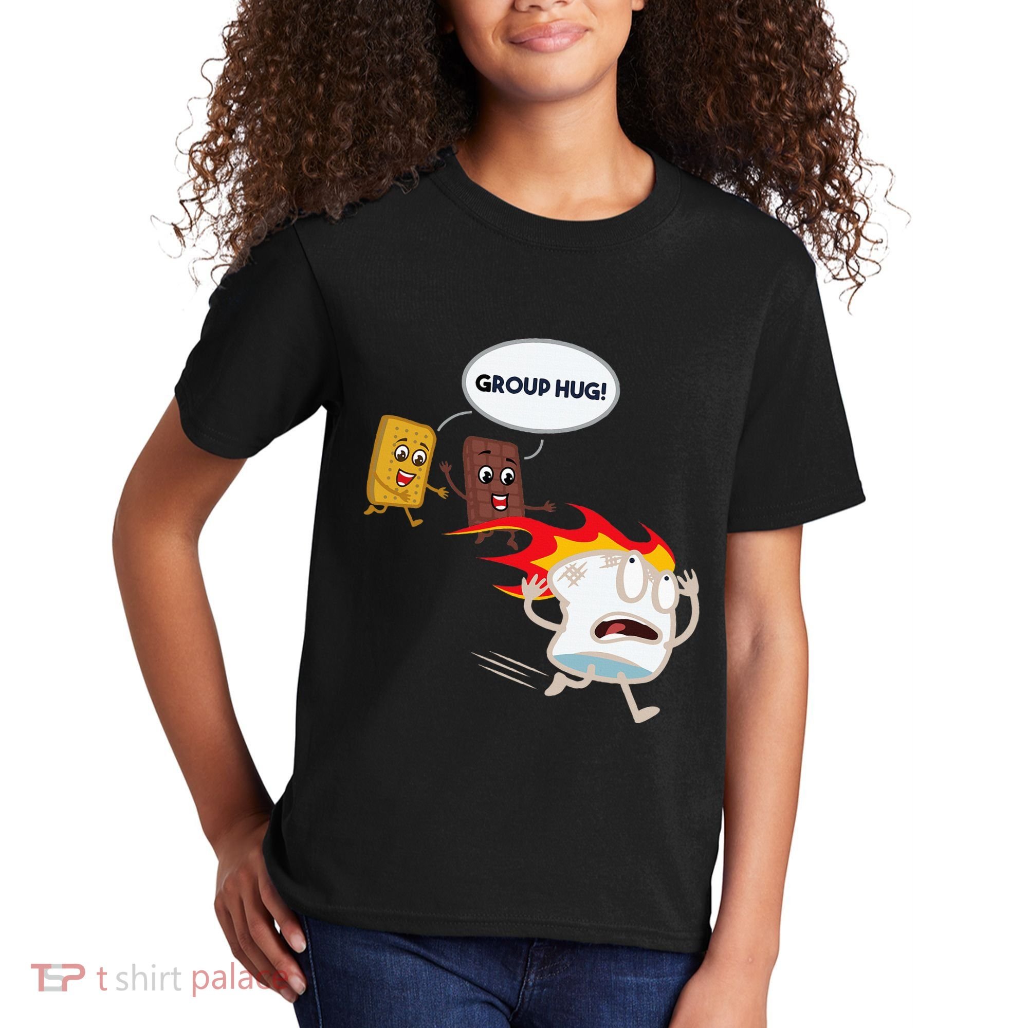 Smores Camping Roasting Outdoor Kids T-Shirt