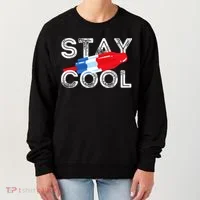 Stay Cool Rocket Pop Red White & Blue Popsicle Summer Gift Women's Sweatshirt thumb 0