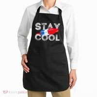 Stay Cool Rocket Pop Red White & Blue Popsicle Summer Gift Apron thumb 2