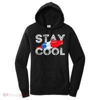 Stay Cool Rocket Pop Red White & Blue Popsicle Summer Gift Women's Hoodie thumb 0
