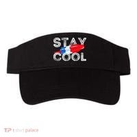 Stay Cool Rocket Pop Red White & Blue Popsicle Summer Gift Visor thumb 0