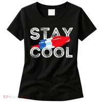 Stay Cool Rocket Pop Red White & Blue Popsicle Summer Gift Women's T-Shirt thumb 0