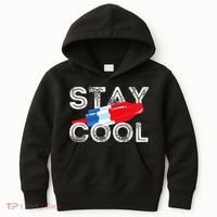 Stay Cool Rocket Pop Red White & Blue Popsicle Summer Gift Kids Hoodie thumb 0