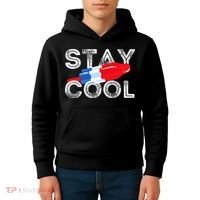 Stay Cool Rocket Pop Red White & Blue Popsicle Summer Gift Kids Hoodie thumb 4