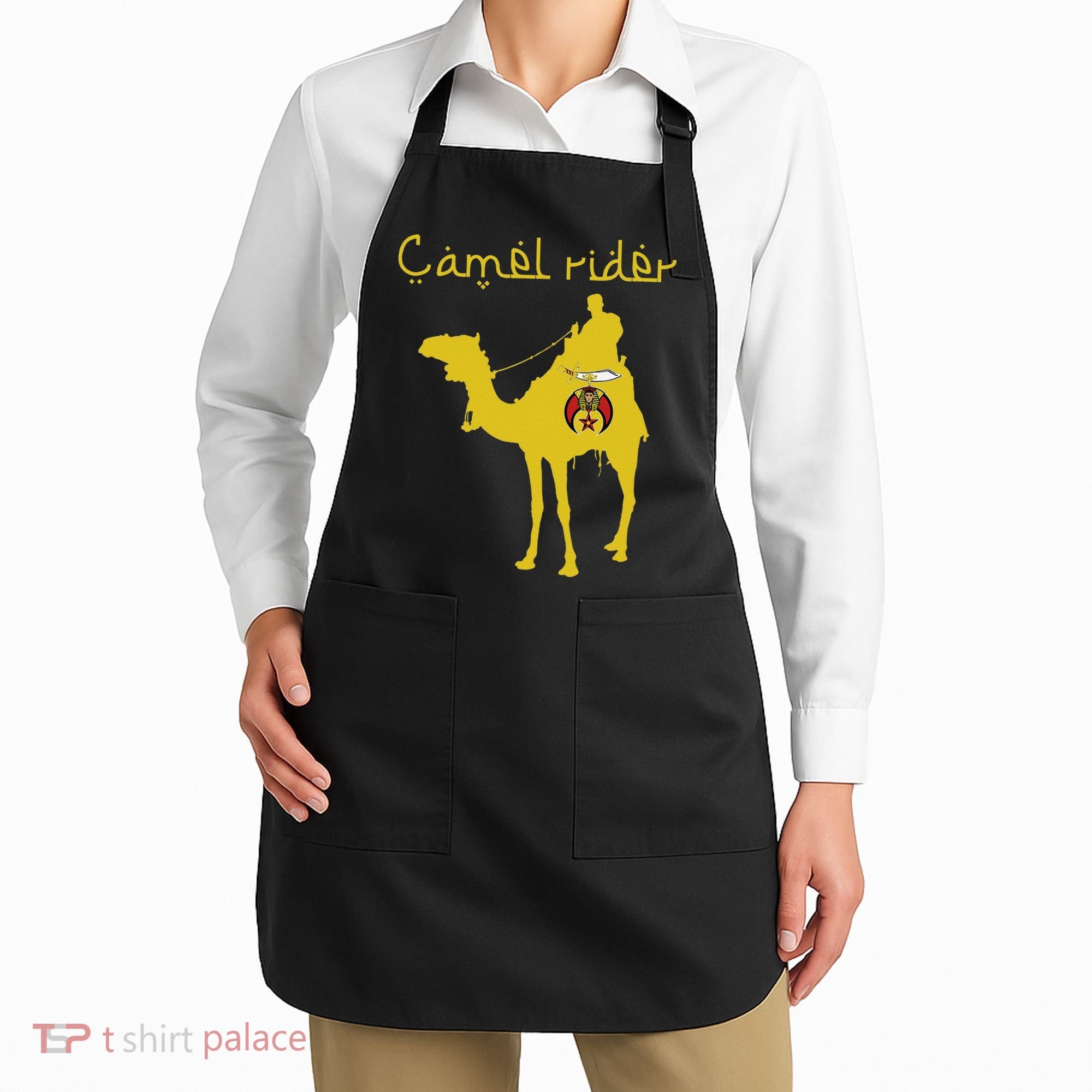 Shriners Camel Rider Emblem Nobles Freemasons Fathers Day Apron