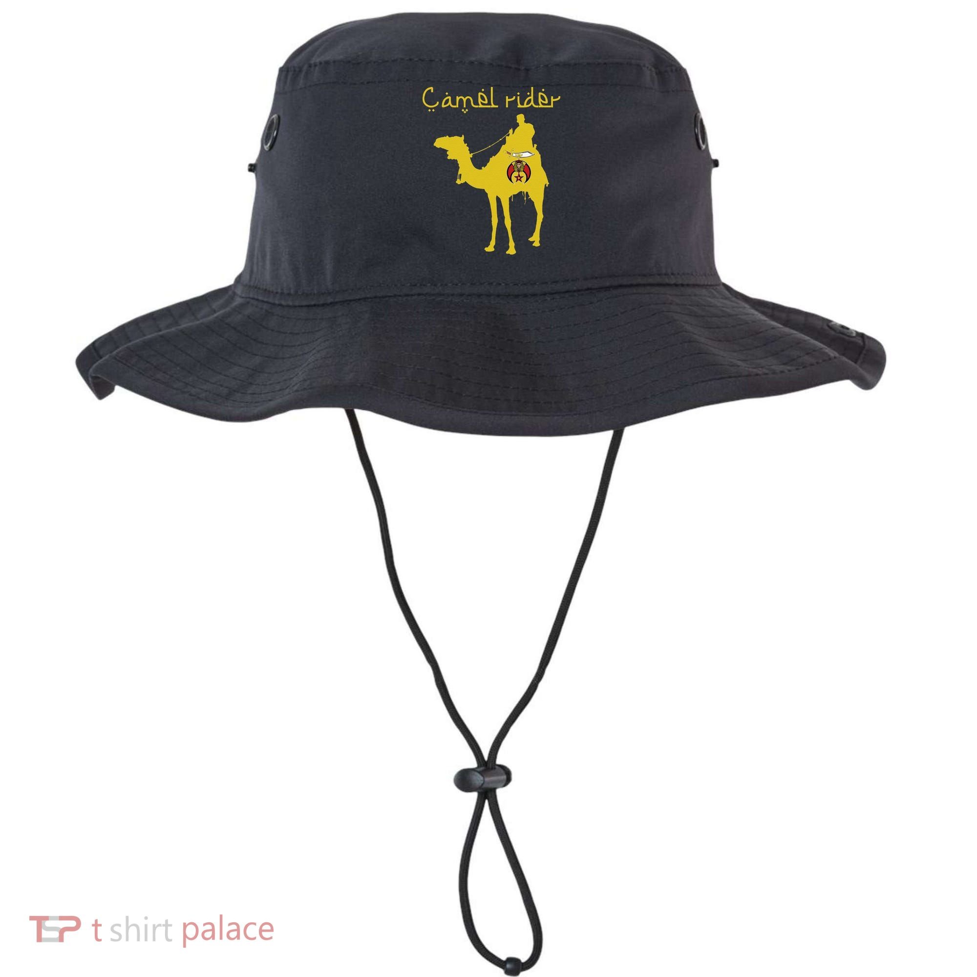 Shriners Camel Rider Emblem Nobles Freemasons Fathers Day Bucket Hat