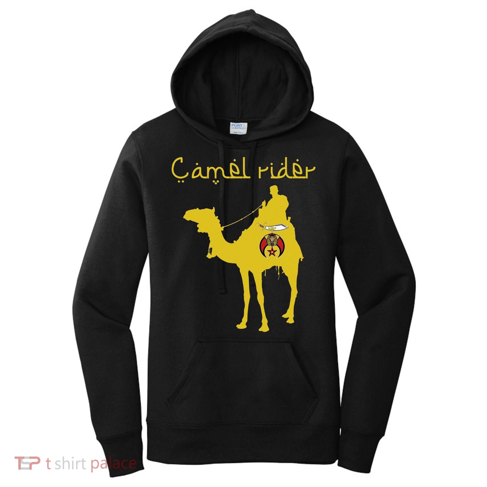Shriners Camel Rider Emblem Nobles Freemasons Fathers Day Women's Hoodie