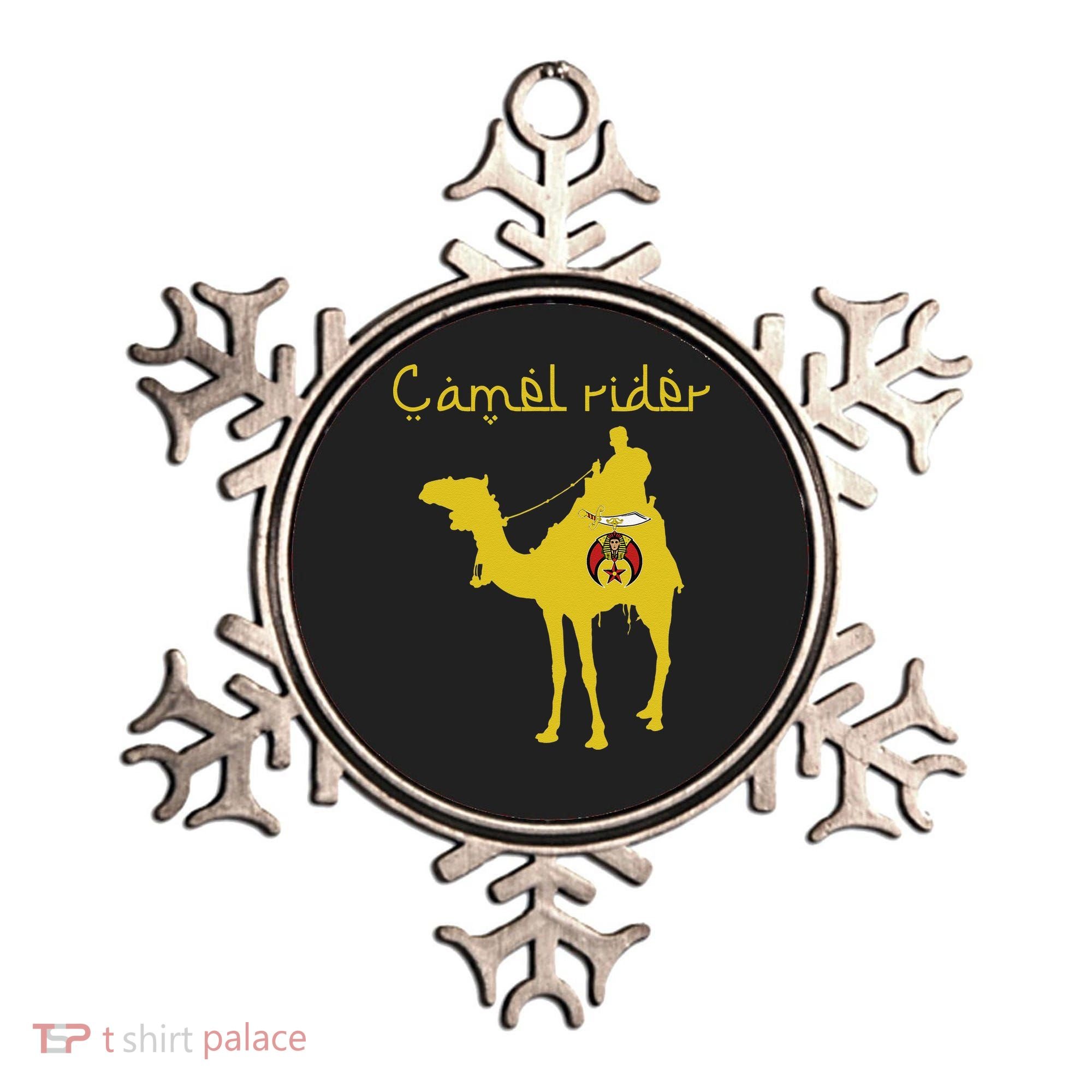 Shriners Camel Rider Emblem Nobles Freemasons Fathers Day Ornament