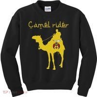 Shriners Camel Rider Emblem Nobles Freemasons Fathers Day Kids Sweatshirt thumb 0