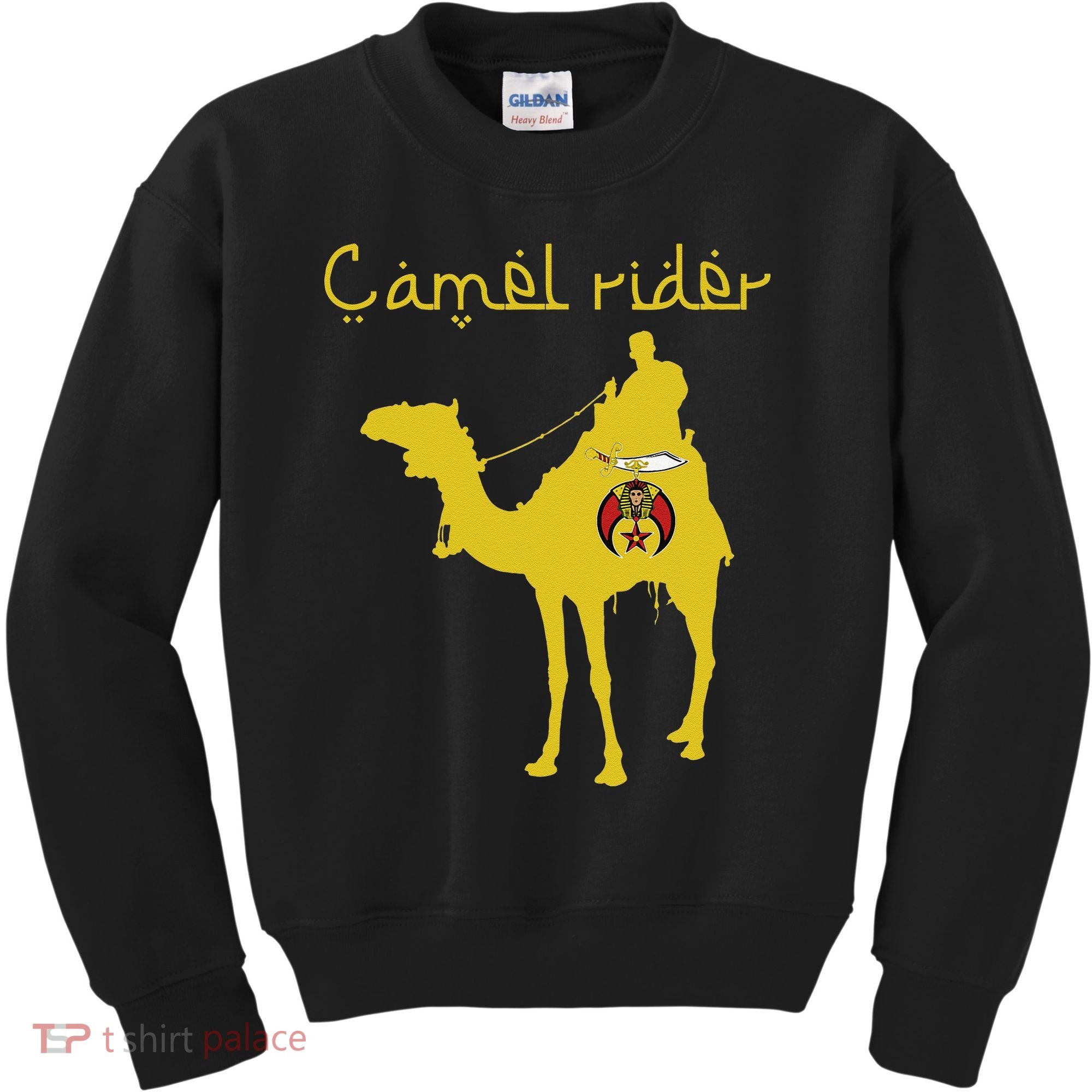 Shriners Camel Rider Emblem Nobles Freemasons Fathers Day Kids Sweatshirt
