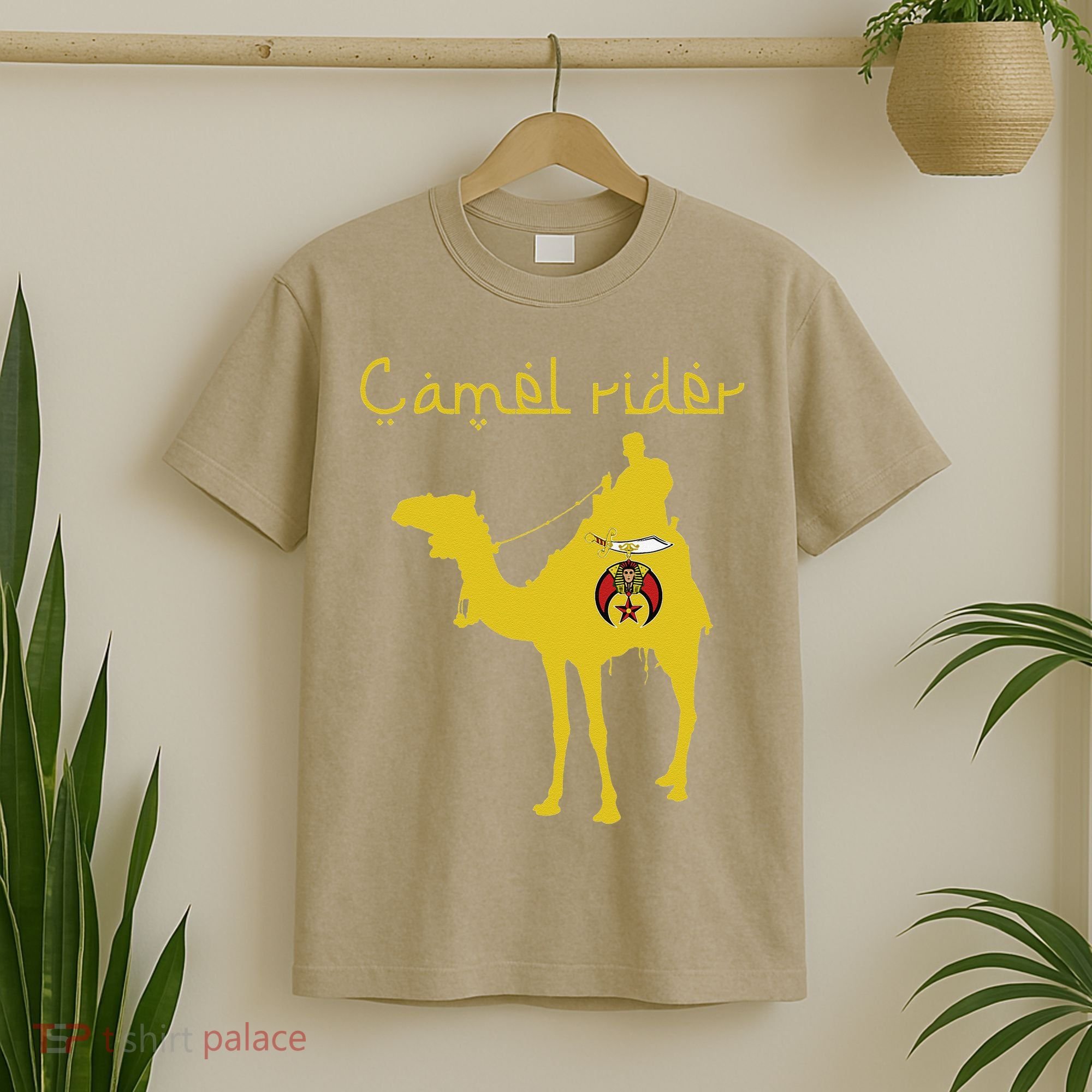 Shriners Camel Rider Emblem Nobles Freemasons Fathers Day T-Shirt