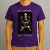 Saint Cyprian Roman Catholic San Cipriano T-Shirt thumb 3