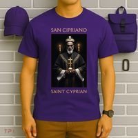 Saint Cyprian Roman Catholic San Cipriano T-Shirt thumb 6