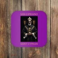 Saint Cyprian Roman Catholic San Cipriano Coaster thumb 0